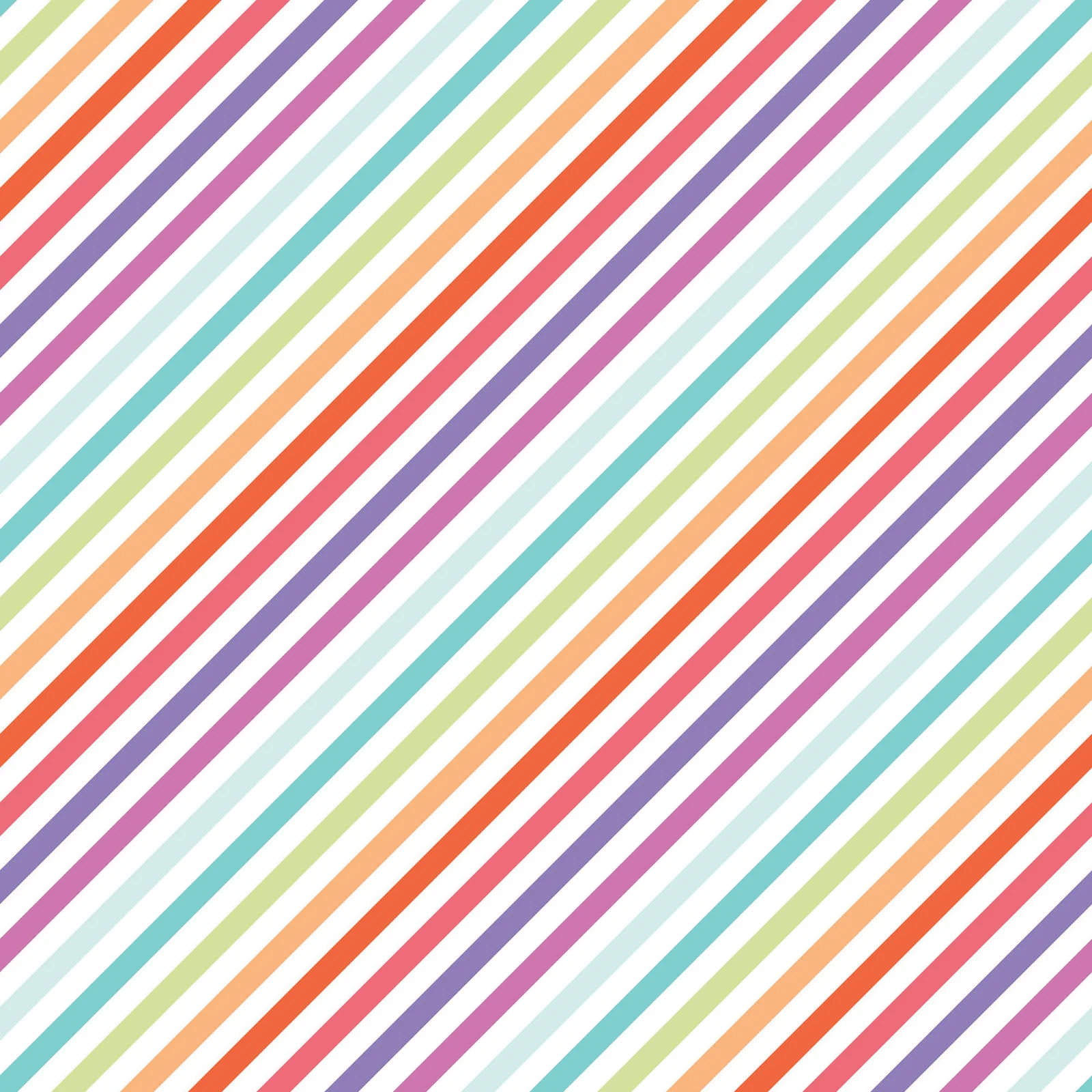 Kimberbell Maywood Studios Sweet Shoppe Bias Stripe Multi MAS11030-Z Fabric Yardage