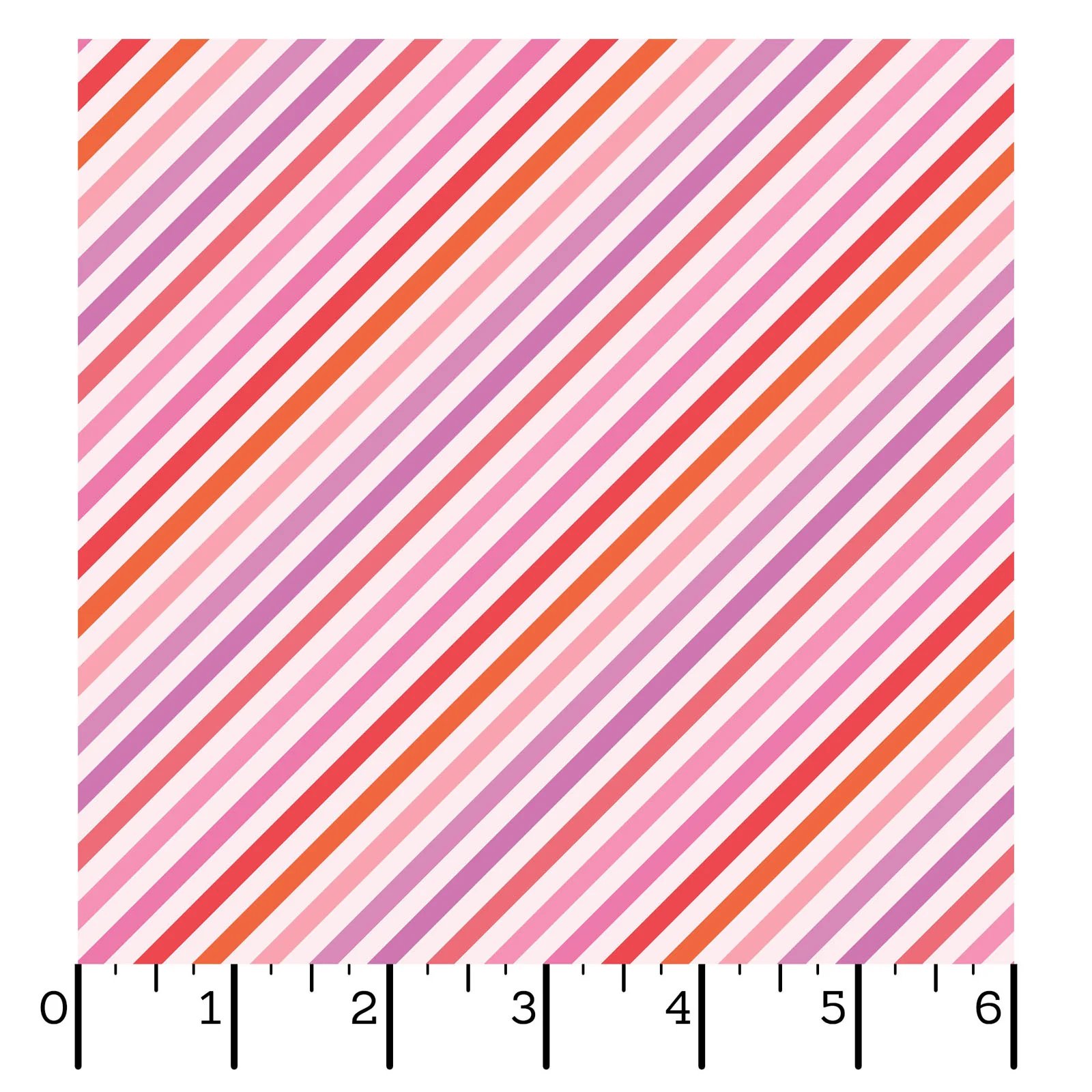 Kimberbell Maywood Studios Sweet Shoppe Bias Stripe Pink MAS11030-P Fabric Yardage - Image 2