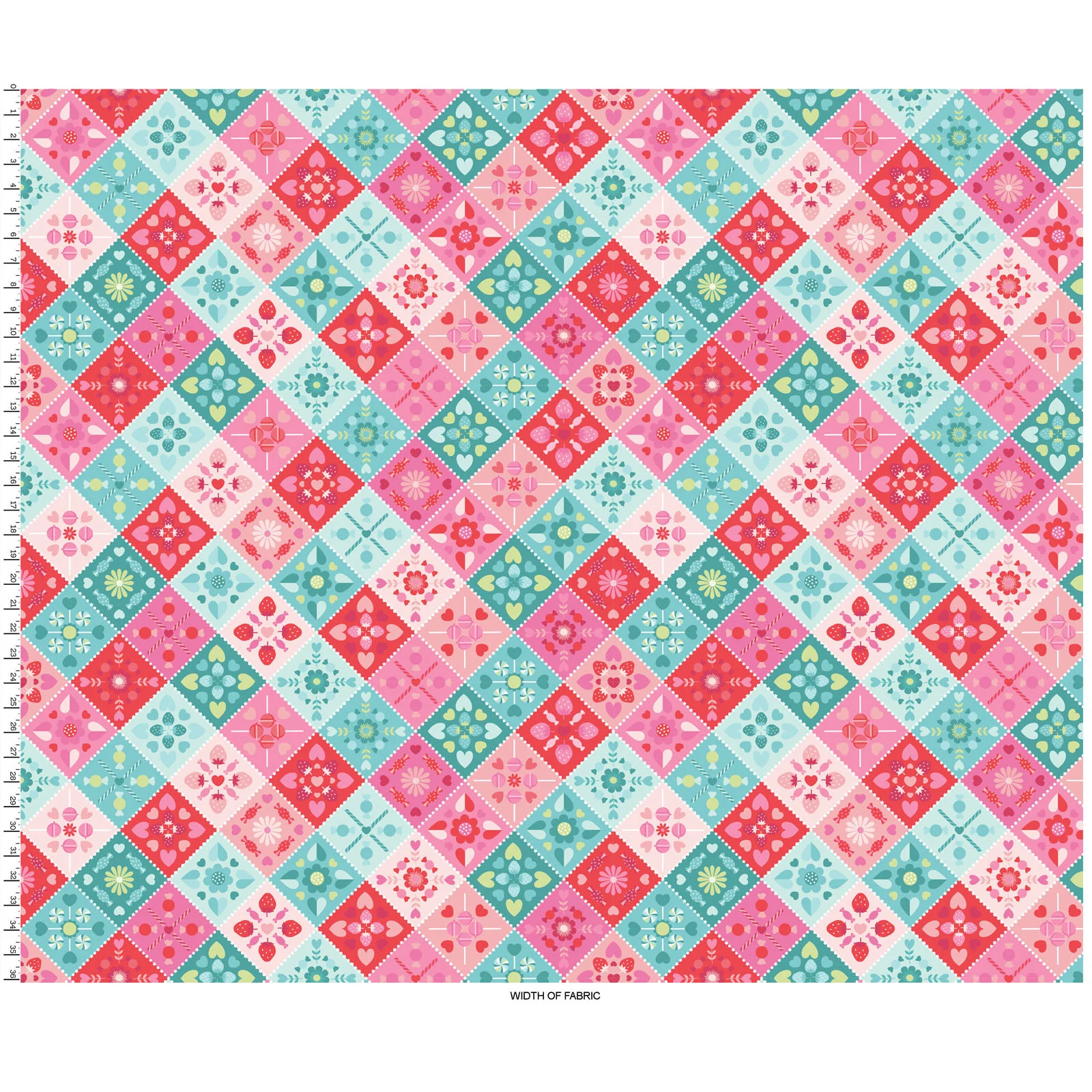 Kimberbell Maywood Studios Sweet Shoppe Candy Kaleidoscope Multi MAS11020-Z Fabric Yardage - Image 3