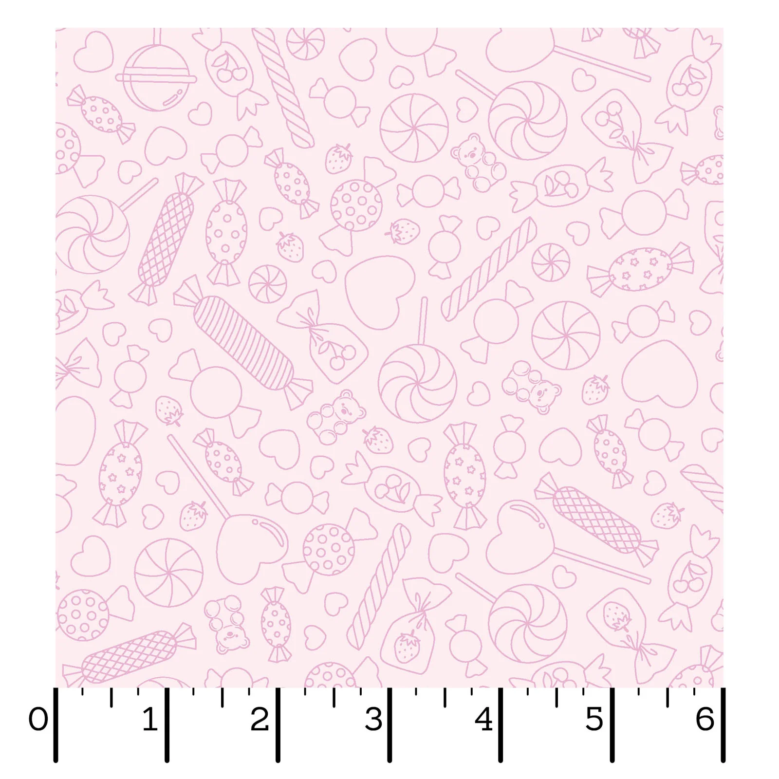 Kimberbell Maywood Studios Sweet Shoppe Candy Lines Pink MAS11027-P Fabric Yardage - Image 2