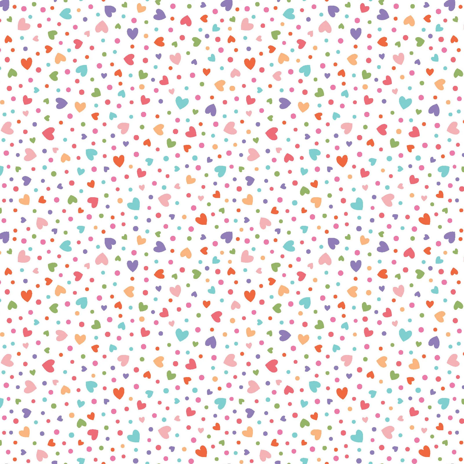 Kimberbell Maywood Studios Sweet Shoppe Hearts Multi MAS11028-Z Fabric Yardage