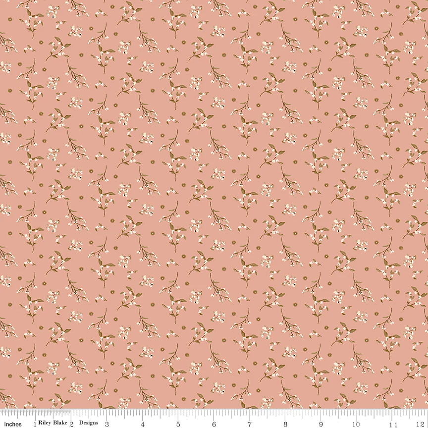 Riley Blake Morning Latte Berries Pink C16925-PINK Fabric Yardage - Image 2
