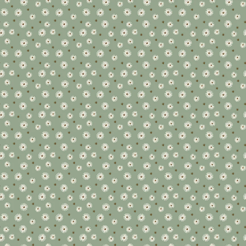 Riley Blake Morning Latte Seedpods Aloe C16924-ALOE Fabric Yardage