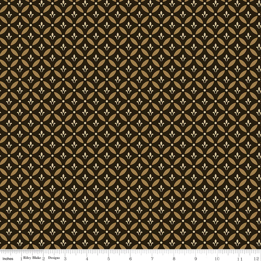 Riley Blake Morning Latte Tile Espresso C16922-ESPRESSO Fabric Yardage - Image 2