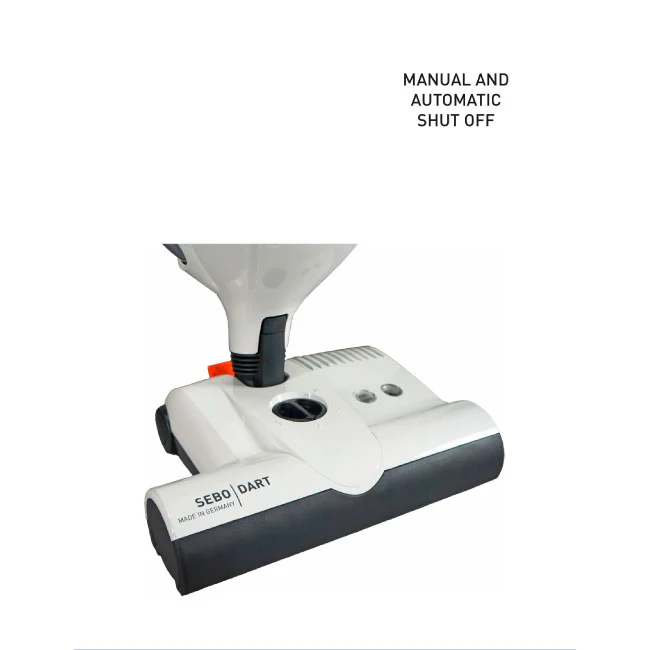 SEBO Dart w/ET-1 Power Head (White) - Image 5