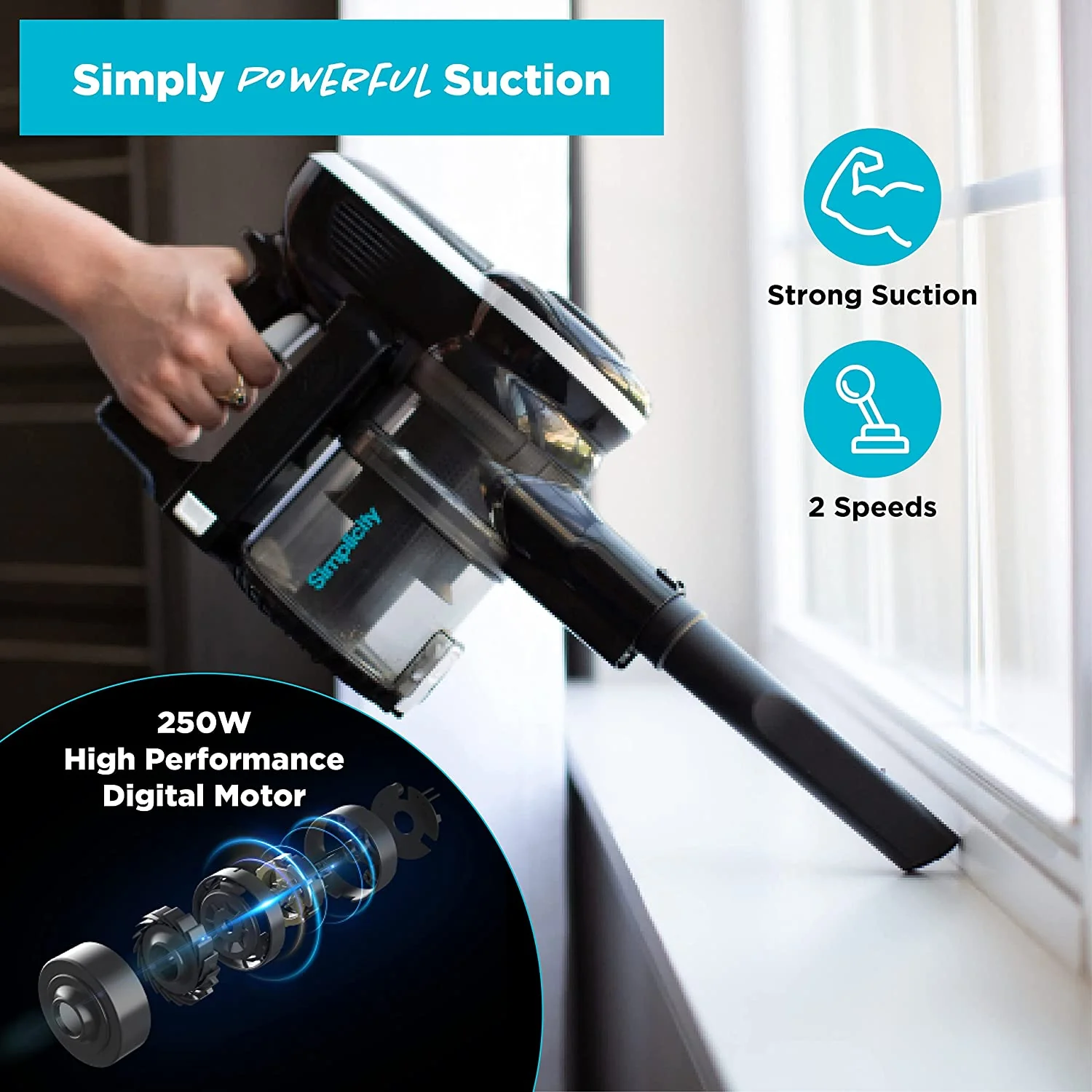 Simplicity S65D Deluxe Cordless Stick Vacuum - Image 20