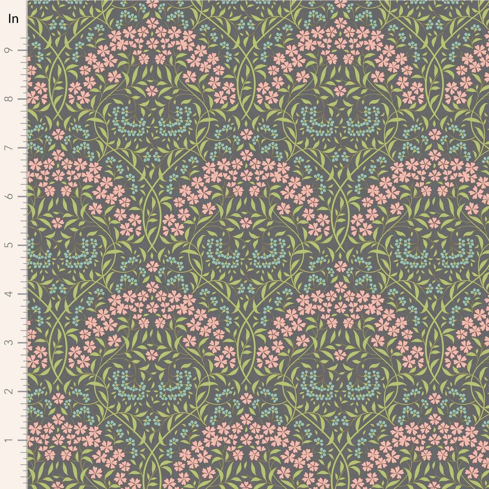 Tilda Sanctuary LARISSA GREYGREEN TIL100580 Fabric Yardage