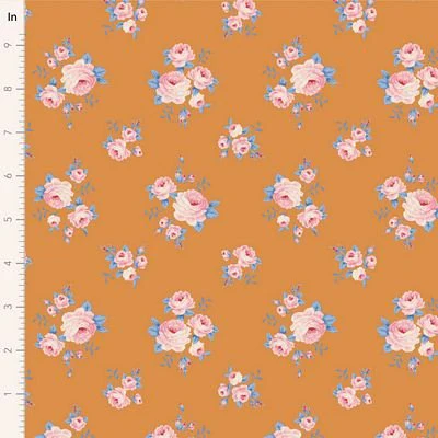Tilda Sunday Brunch MILLE GINGER TIL100592 Fabric Yardage
