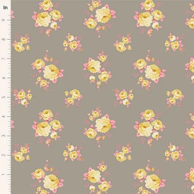Tilda Sunday Brunch MILLE GREY TIL100589 Fabric Yardage